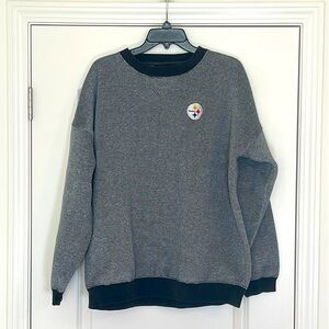 Vintage Antiqua Pittsburgh Steelers Pullover Long Sleeve Sweatshirt Size XL